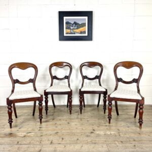 Set of Four Victorian Mahogany Dining Chairs