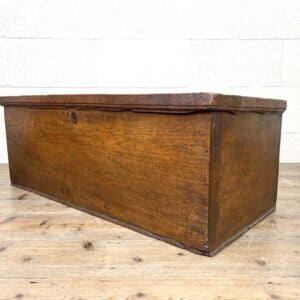 Small Six Plank Antique Elm Trunk