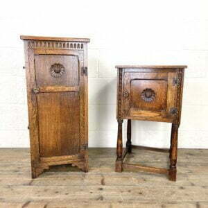 Vintage Oak Bedside Tables