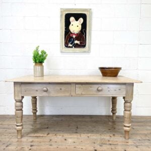 Victorian Pine Farmhouse Kitchen Table