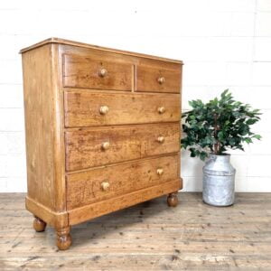 Large Victorian Pine Chest of Drawers