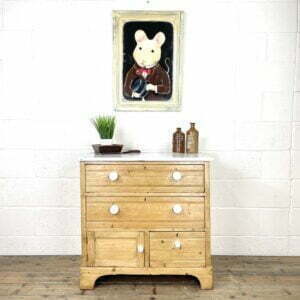 Unusual Antique Pine Chest of Drawers