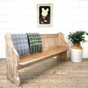 Antique Pine Pew Bench
