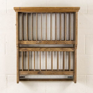 Rustic Antique Pine Plate Rack