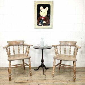 Pair of Antique Smoker’s Bow Chairs