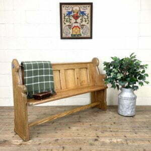 Rustic Antique Pine Pew