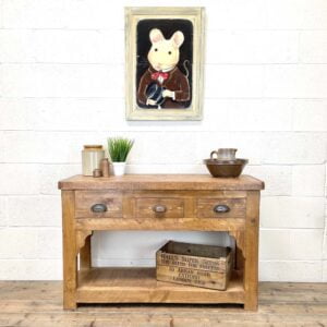Rustic Wooden Sideboard with Drawers