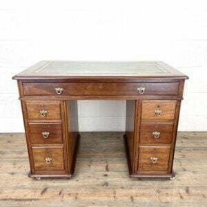 Small Antique Mahogany Knee Hole Desk