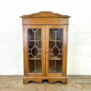 Antique Glazed Oak Bookcase