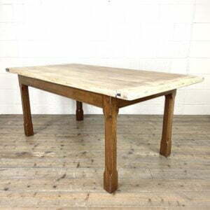 Antique Oak Scrub Top Kitchen Table