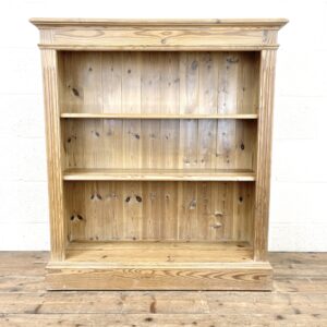 Vintage Pine Bookcase on Plinth Base