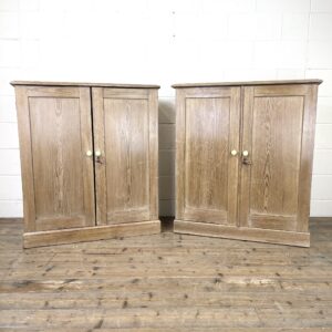Pair of Rustic Antique Pine Cupboards