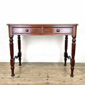 Antique Mahogany Two Drawer Side Table