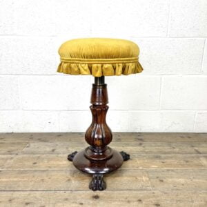 Rosewood Antique Piano Stool