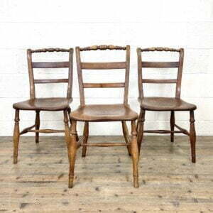 Set of Three Antique Elm Chairs