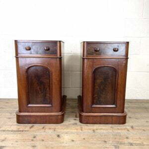Victorian Mahogany Bedside Cabinets
