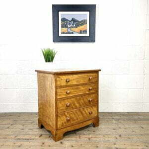 Antique Satin Birch Chest of Drawers