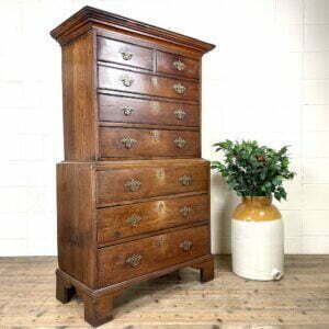 Antique Georgian Oak Chest on Chest