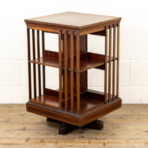 Edwardian Mahogany Revolving Bookcase