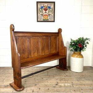 Antique Church Pew in Pitch Pine