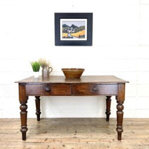 Antique Oak Farmhouse Kitchen Table