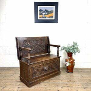 Antique Oak Monk’s Bench