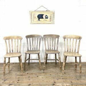 Four Similar Antique Kitchen Chairs