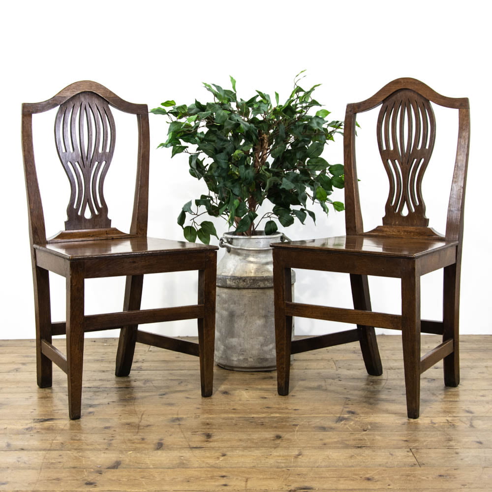 Pair of Antique Welsh Oak Chairs