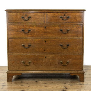 M-3150 Antique Oak Chest of Drawers Penderyn Antiques (1)