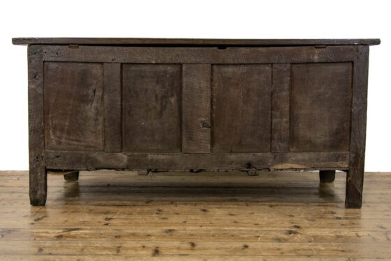 M-3168 Antique 18th Century Oak Coffer Penderyn Antiques (11)