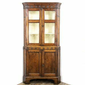 Antique Carmarthenshire Oak Corner Cupboard