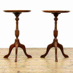 Pair of Reproduction Mahogany Wine Tables