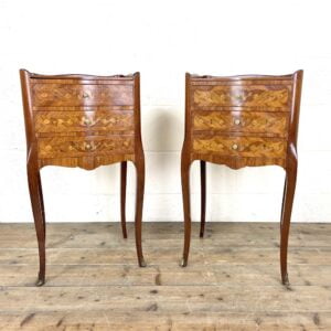 Pair of French Kingwood Bedside Tables