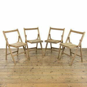 M-3305 Set of Four Rustic Folding Chairs Penderyn Antiques (1)