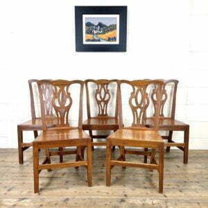 Set of Five Acornman oak Dining Chairs