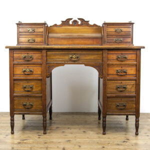 Victorian Walnut Writing Desk by Jas Shoolbred & Co.
