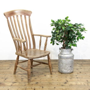 Antique Ash and Elm Windsor Armchair