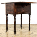 M-3335 Antique Mahogany Campaign Washstand Table Penderyn Antiques (2)