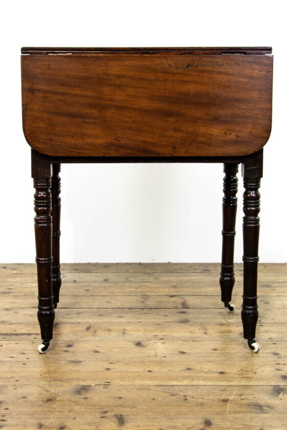 M-3335 Antique Mahogany Campaign Washstand Table Penderyn Antiques (5)