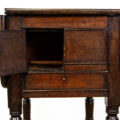 M-3335 Antique Mahogany Campaign Washstand Table Penderyn Antiques (8)