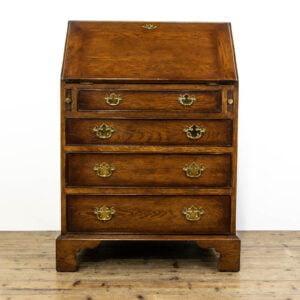 Georgian Style Oak Bureau