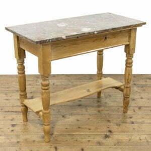Antique Pine Washstand with Marble Top