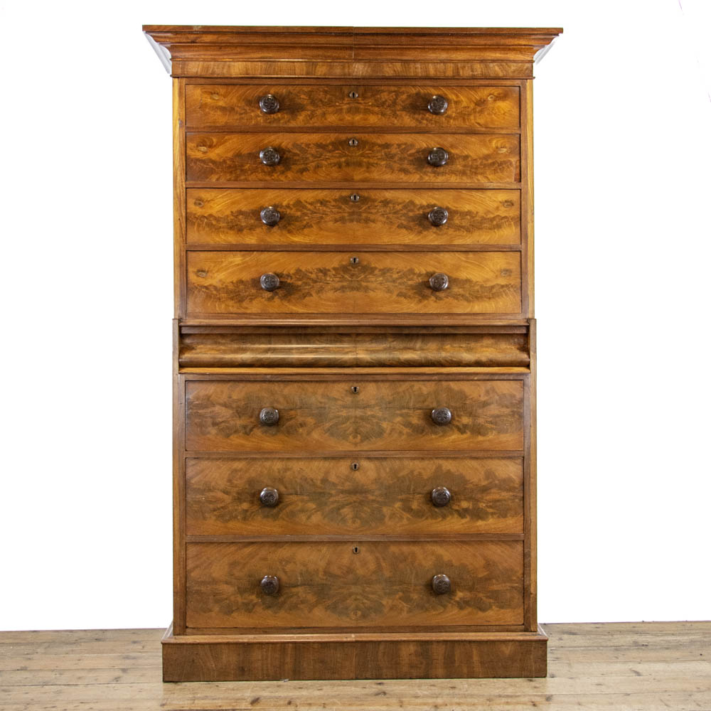 Victorian Mahogany Chest on Chest
