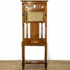 Edwardian Arts & Crafts Oak Hall Stand