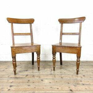 Pair of Antique Oak Farmhouse Chairs