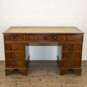 Reproduction Georgian Style Pedestal Desk