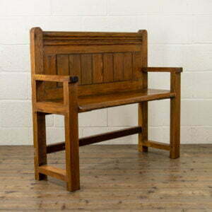 Rustic Pitch Pine Pew Bench