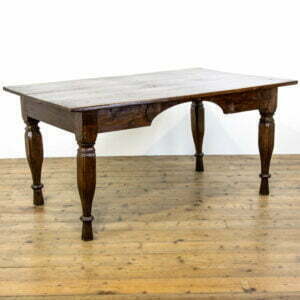 Rustic Stained Oak Table