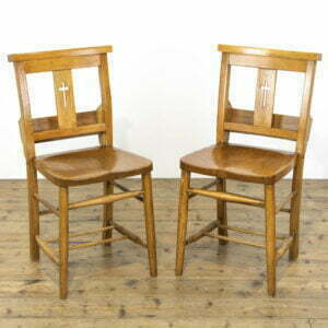 Pair of Vintage Chapel Chairs
