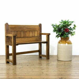 Rustic Oak Pew Bench